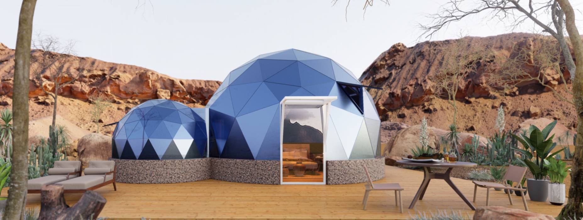 卢氏县球形智能光伏玻璃星空房